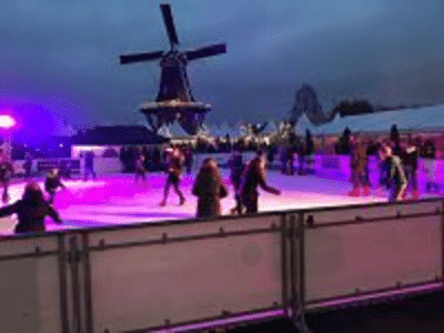 Waar kun je een kunstschaatsbaan huren?